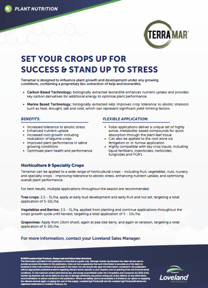 Terramar Horticulture Tech Note